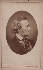 Ritratto del compositore Richard Wagner 1813-1883, c. 1875 da Fritz Luckhardt