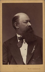 Ritratto del compositore Franz von Suppè, c. 1880 da Fritz Luckhardt