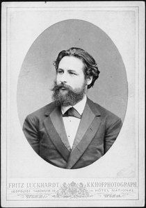 Ritratto del pianista e compositore Heinrich Karl Johann Hofmann 1842-1902