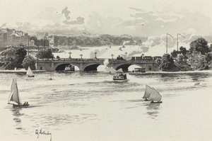 Lombardsbrücke da Fritz Stoltenberg