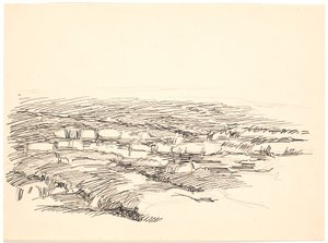 Studio per paesaggio del Mosella da Fritz Syberg