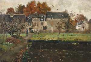 Fattoria francese, ca 1900 da Fritz Thaulow