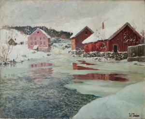 Dal fiume Akers da Fritz Thaulow