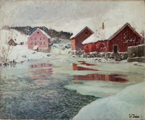 Dal fiume Akers da Fritz Thaulow