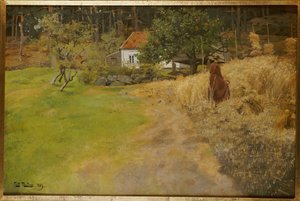 Fienagione, Stord, 1889 da Frits Thaulow