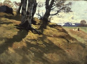 Paesaggio a Stord, Norvegia da Fritz Thaulow