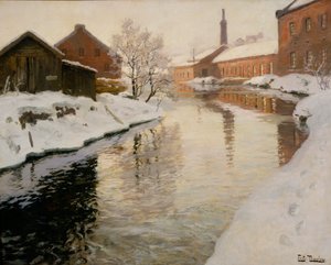 Fiume Lysaker da Fritz Thaulow