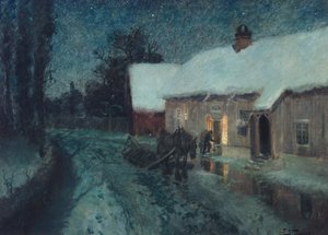 Notte, c.1900 da Fritz Thaulow