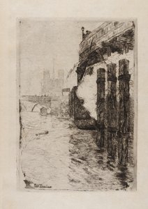 Ponte del molo da Fritz Thaulow