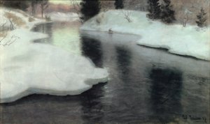 Ghiaccio che si Scioglie: Il Fiume Lysaker