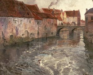 Il ponte di Anversa (o Oudenard), 1902