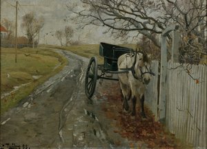 Il cavallo del dottore da Fritz Thaulow