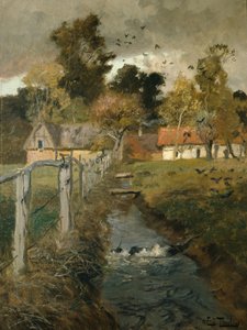 Il ruscello, c.1895 da Fritz Thaulow