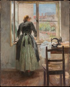 Presso la finestra da Fritz von Uhde
