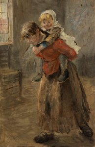 La sorella maggiore da Fritz von Uhde