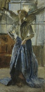 Angelo nello studio da Fritz von Uhde