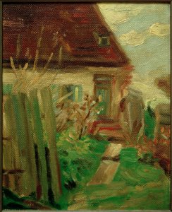 Etzenhausen vicino a Dachau da Fritz von Uhde