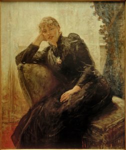 F. von Uhde, Ritratto di signora (Ritratto di Therese Karl)