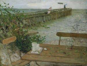 Pontile sul lago di Starnberg. Circa 1896