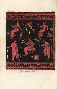I Misteri Eleusini, iniziazioni per il culto di Demetra e Persefone a Eleusi, Grecia da Fumagalli Fumagalli