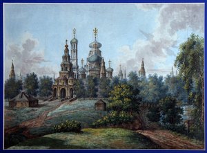 Il monastero della Nuova Gerusalemme da Fyodor Alexeyev
