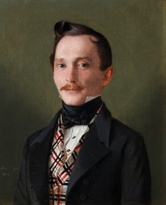 Ritratto di Vladimir Ivanovich Benkendorf 1807-1864, 1845 da Fyodor Andreevich Tulov