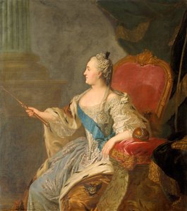 Russo: "Ritratto di Caterina II " Ritratto di Caterina II da Fyodor Rokotov