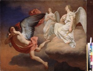 Abaddon e gli angeli. Dal poema epico La Messiade di Friedrich Gottlieb Klopstock da Fyodor Semionovich Zavyalov