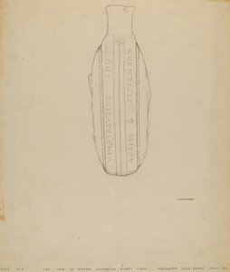 Fiaschetta di Gen. Washington da G.A. Spangenberg