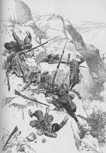 Gli Spagnoli Sconfitti si Arrampicarono sui Fianchi Scoscesi, 1902