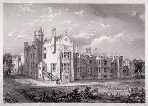Vista del Palazzo di Lambeth, Londra, c. 1830