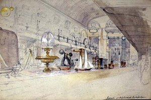 Interno del Regent Street Polytechnic, c.1847 da G.F. Sargent