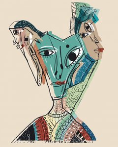 Ritratto con volti multipli da GIovanna Gil Alves