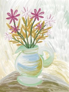 Viva natura floreale dai colori vivaci da GIovanna Gil Alves