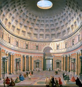 Interno del Pantheon, Roma da G.P. (workshop of) Pannini or Panini