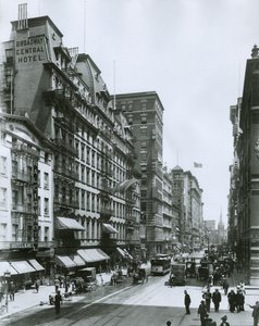 Broadway guardando a nord da Bond Street, New York City da G.P. Hall und Sohn