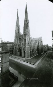 Cattedrale di San Patrizio, Fifth Avenue, 1909 da G.P. Hall und Sohn