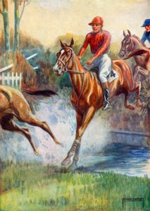Illustrazione per Black Beauty (litografia a colori) da G.P. Micklewright