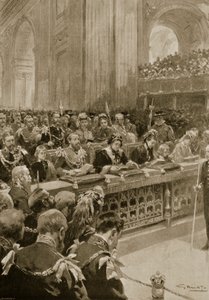 Il servizio di ringraziamento per la guarigione del Principe di Galles, tenuto nella Cattedrale di San Paolo, 27 febbraio 1872, da 