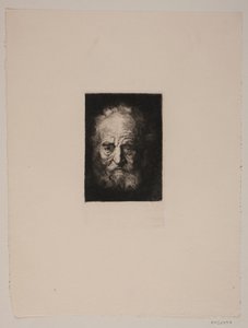 Testa di vecchio. Studio da Rembrandt da G.V. Blom