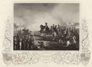Duca di Wellington e il suo staff a Waterloo