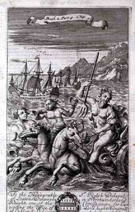 Nettuno nel suo carro, illustrazione dal Libro 2 Parte 4 Capitolo 5 di 