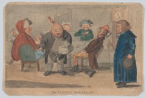 La colazione volante, o contenuto di una carrozza notturna, 9 marzo 1792 da G L S