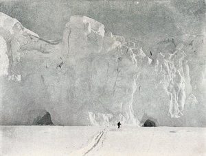 Faccia di un ghiacciaio in Terra di Vittoria, c1911, 1913 da G. Murray Levick