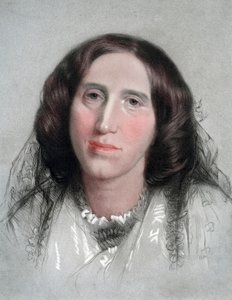 George Eliot, romanziere inglese, XIX secolo da G Sidney Hunt