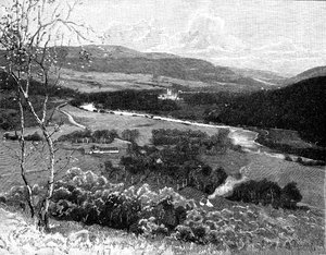 Castello di Balmoral da Craig Nordie, Scozia da G. W. Wilson and Company