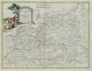 Estremadura e Castilla la Nueva, incisione di G. Zuliani tratta dal Tomo I del Nuovissimo Atlante pubblicato a Venezia nel 1776 da Antonio Zatta, Collezione Privata da G. Zuliani