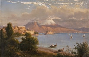Napoli con il Vesuvio