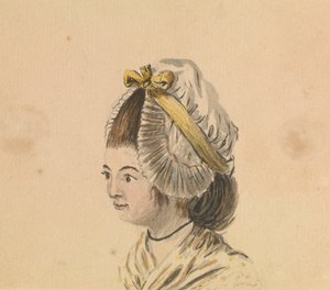 Testa di una donna con berretto arricciato, c.1774 da Gabriel Bray