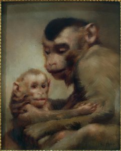 Madre con bambino (Scimmie)